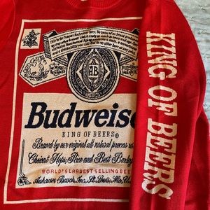 Budweiser Label Sweater